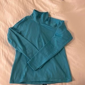Patagonia R1 Fleece Pullover Ultramarine Light Blue Medium Slim Fit Technical M